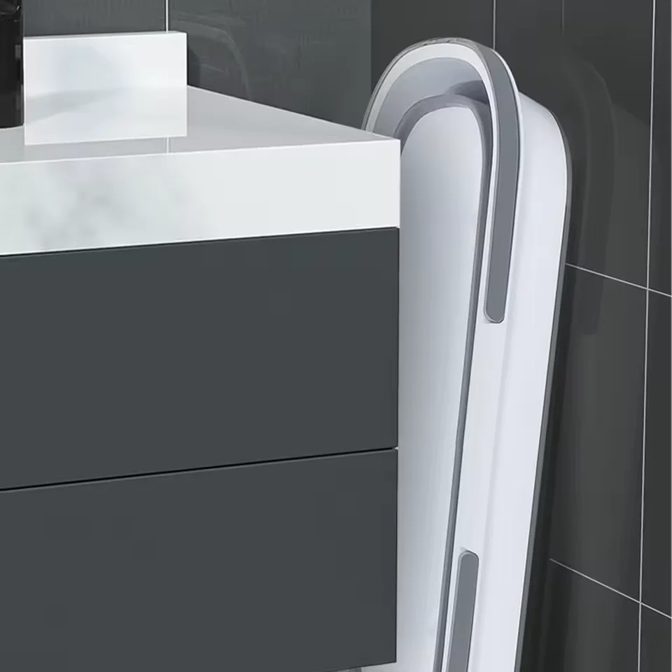 Bacia Dobrável Portátil Multiuso com Alças – Praticidade, Espaço e Versatilidade para Limpeza e Organização - Imagem 4